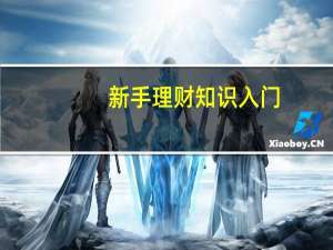 新手理财知识入门（新手理财知识）