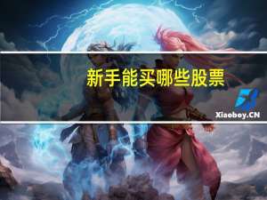 新手能买哪些股票