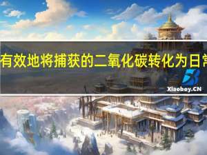 新方法为更有效地将捕获的二氧化碳转化为日常产品铺平了道路