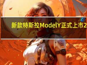 新款特斯拉Model Y正式上市 26.39万元起售