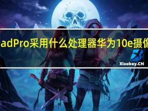 新款苹果iPad Pro采用什么处理器 华为10e摄像头享受多少像素？