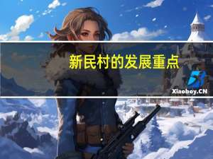 新民村的发展重点