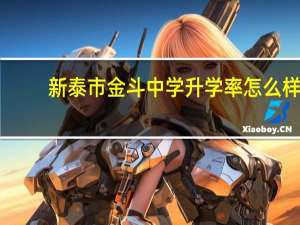 新泰市金斗中学升学率怎么样