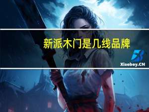 新派木门是几线品牌