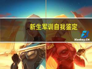 新生军训自我鉴定