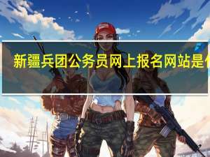 新疆兵团公务员网上报名网站是什么