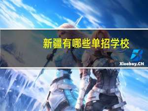 新疆有哪些单招学校