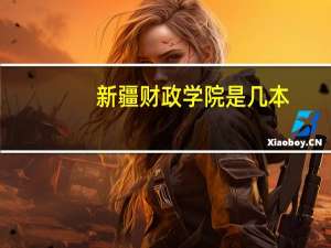 新疆财政学院是几本