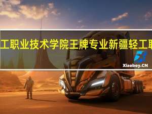 新疆轻工职业技术学院王牌专业 新疆轻工职业技术学院