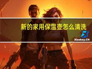 新的家用保温壶怎么清洗