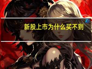 新股上市为什么买不到