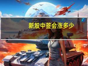 新股中签会涨多少