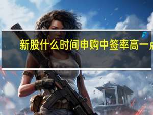 新股什么时间申购中签率高一点（新股什么时间申购中签率高）