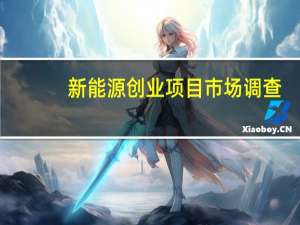 新能源创业项目市场调查（新能源创业项目）