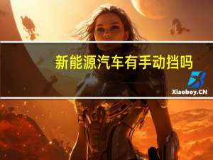 新能源汽车有手动挡吗