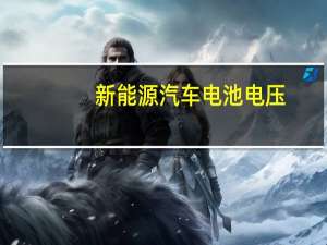 新能源汽车电池电压