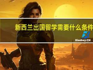 新西兰出国留学需要什么条件
