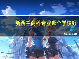 新西兰商科专业哪个学校好