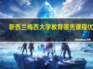 新西兰梅西大学教育领先课程优秀，你感觉如何