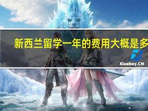 新西兰留学一年的费用大概是多少