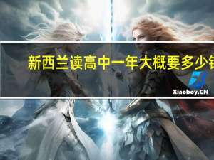 新西兰读高中一年大概要多少钱