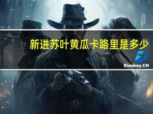 新进 苏叶黄瓜卡路里是多少