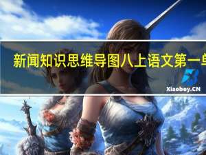 新闻知识思维导图八上语文第一单元（新闻知识）