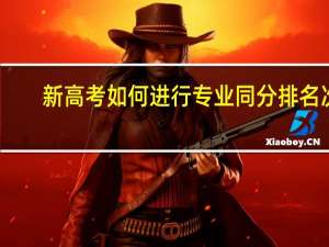 新高考如何进行专业同分排名次