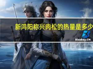 新鸿阳 称兴肉松的热量是多少