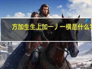 方加生生上加一丿一横是什么字