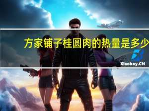 方家铺子 桂圆肉的热量是多少
