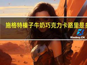 施格特 榛子牛奶巧克力卡路里是多少