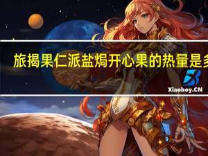 旅揭 果仁派 盐焗开心果的热量是多少