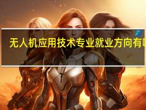 无人机应用技术专业就业方向有哪些