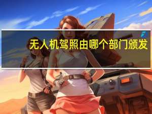 无人机驾照由哪个部门颁发