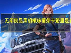 无印良品 黑胡椒味薯条卡路里是多少