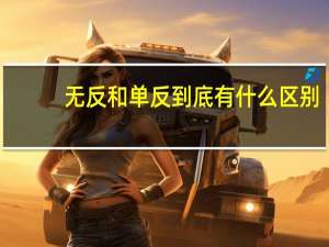 无反和单反到底有什么区别