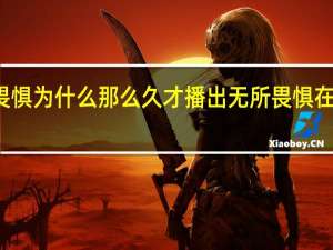 无所畏惧为什么那么久才播出 无所畏惧在哪个台播出