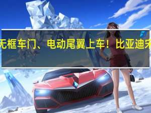 无框车门、电动尾翼上车！比亚迪宋L预售：22万起