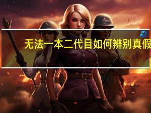 无法一本二代目如何辨别真假