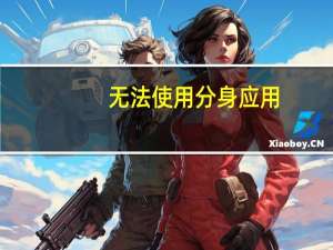 无法使用分身应用（无法使用分组数据）
