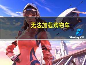 无法加载购物车（无法加载购物车数据）