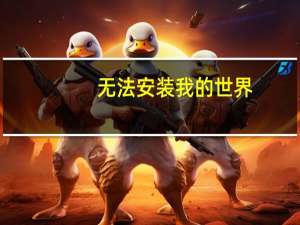 无法安装我的世界