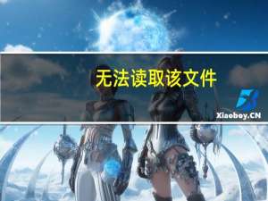 无法读取该文件,无效的位图文件（无效的位图文件或不支持文件格式）