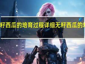 无籽西瓜的培育过程详细 无籽西瓜的培育过程
