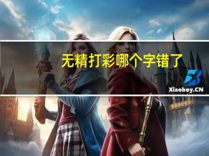 无精打彩哪个字错了