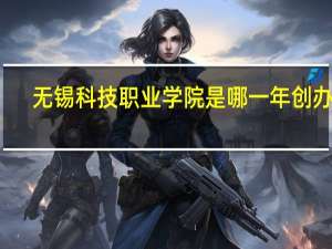 无锡科技职业学院是哪一年创办的