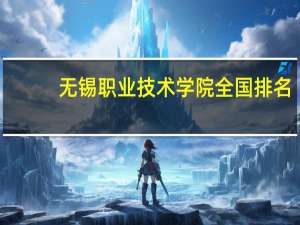 无锡职业技术学院全国排名