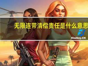 无限连带清偿责任是什么意思