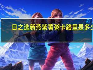 日之选 新燕紫薯粥卡路里是多少